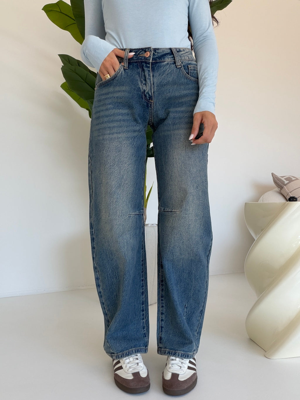 MG-1014-JEANS BARREL BONNIE