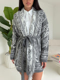 MAXI CARDIGAN MOUNTAIN GREY