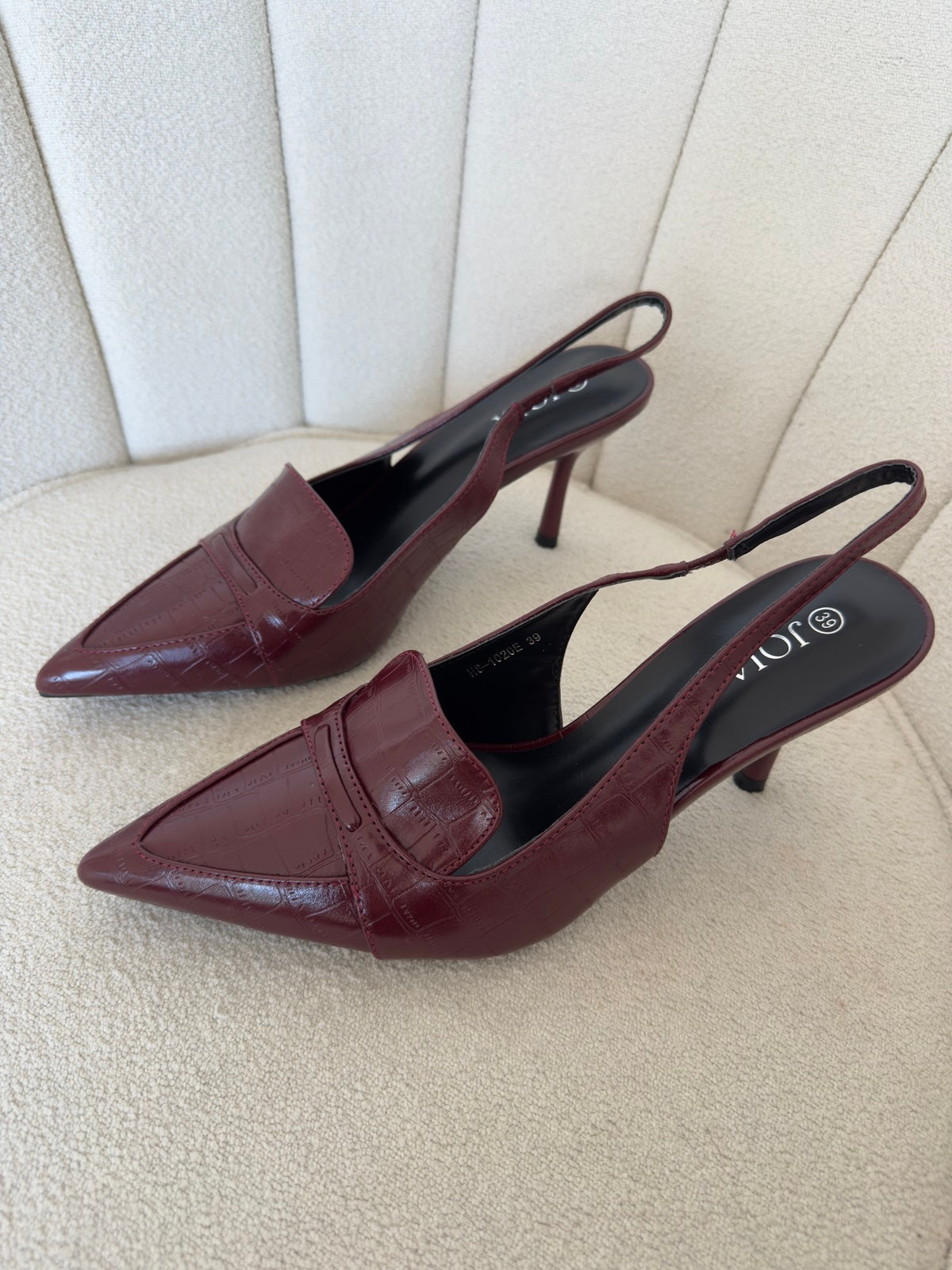 BELLA-SLINGBACK BORDEAUX