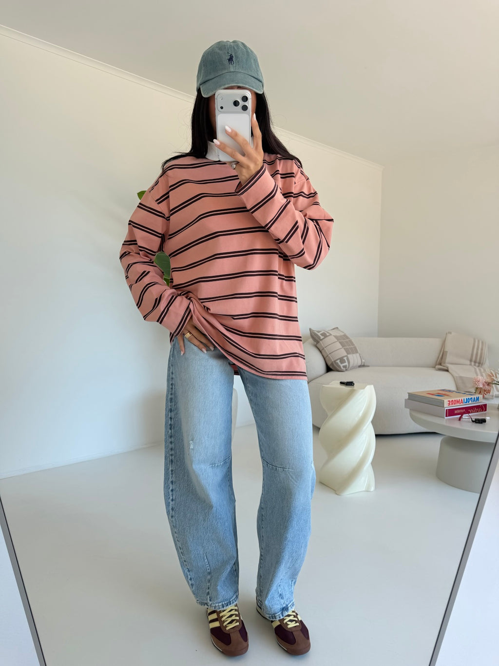 5140-MAGLIA LIGNES PINK