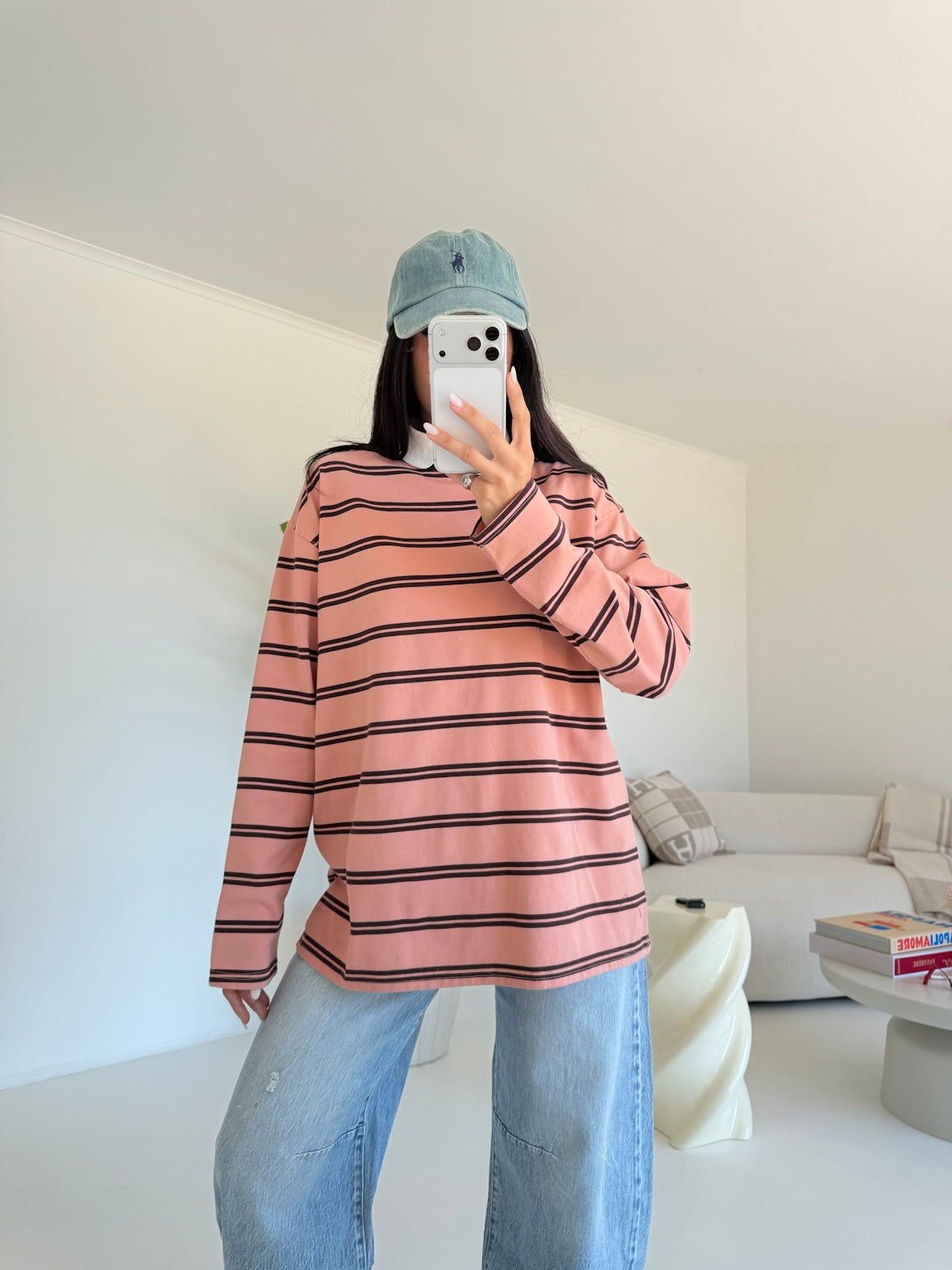 5140-MAGLIA LIGNES PINK