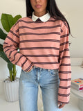 5140-MAGLIA LIGNES PINK