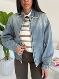 H5791-GIACCA DENIM CHIARO