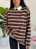 5140-MAGLIA LIGNES CHOCO