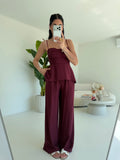 COORDINATO MYKONOS BORDEAUX