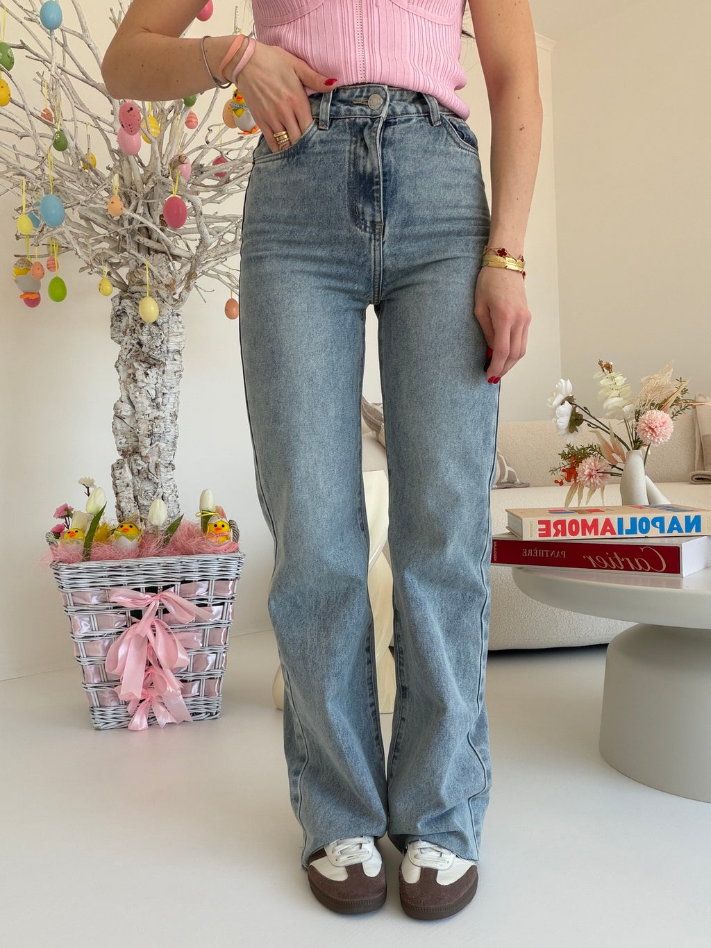 8673-JEANS PALAZZO GUARDA IL RETRO