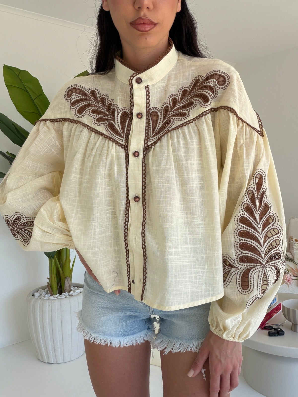 C235-CAMICIA MARRAKECH YELLOW