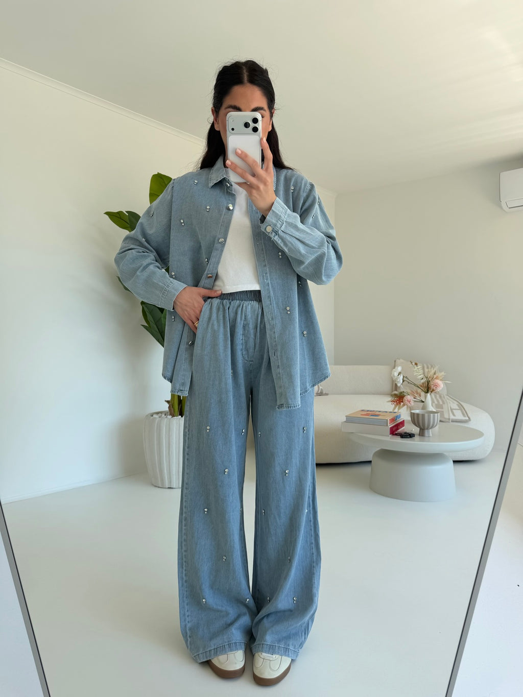 2668-COORDINATO EMIRATES DENIM CHIARO