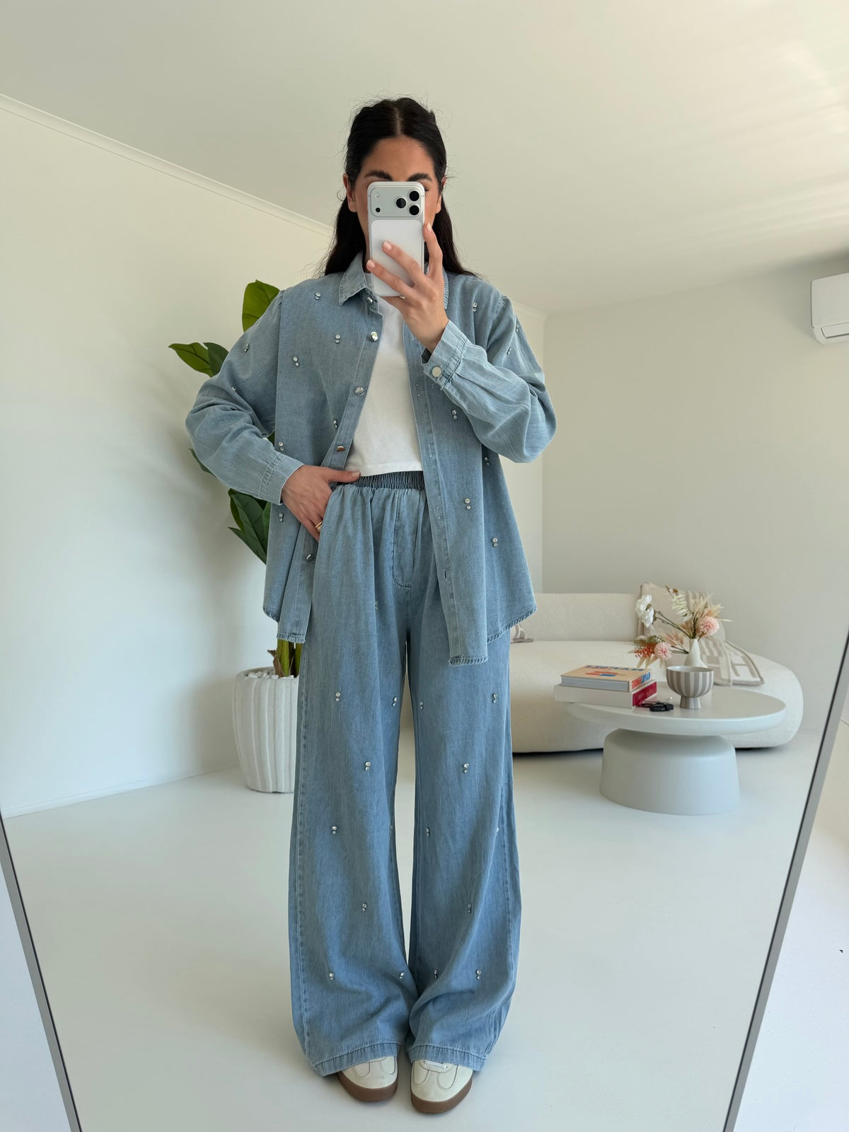 2668-COORDINATO EMIRATES DENIM CHIARO