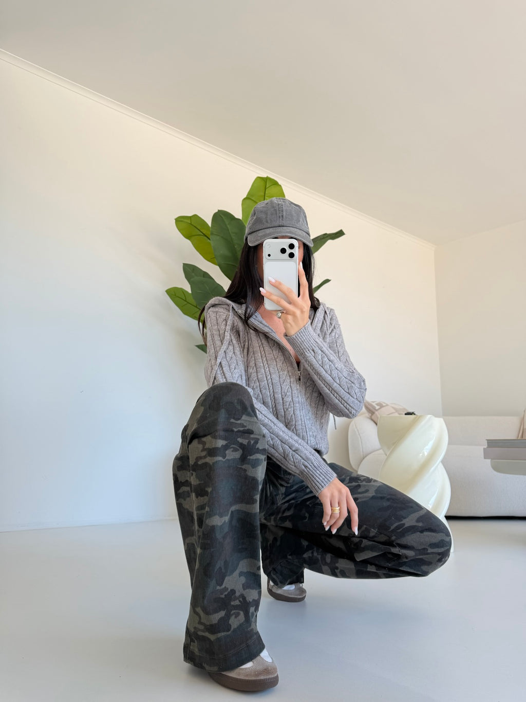 BJG-F-32554-JEANS CARGO CAMOUFLAGE