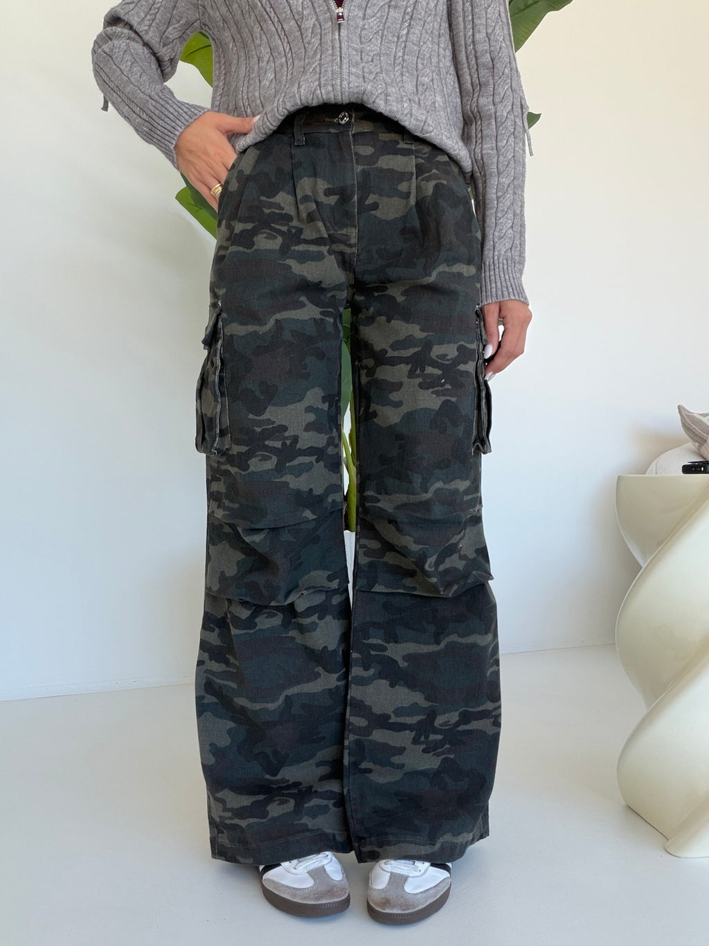 BJG-F-32554-JEANS CARGO CAMOUFLAGE
