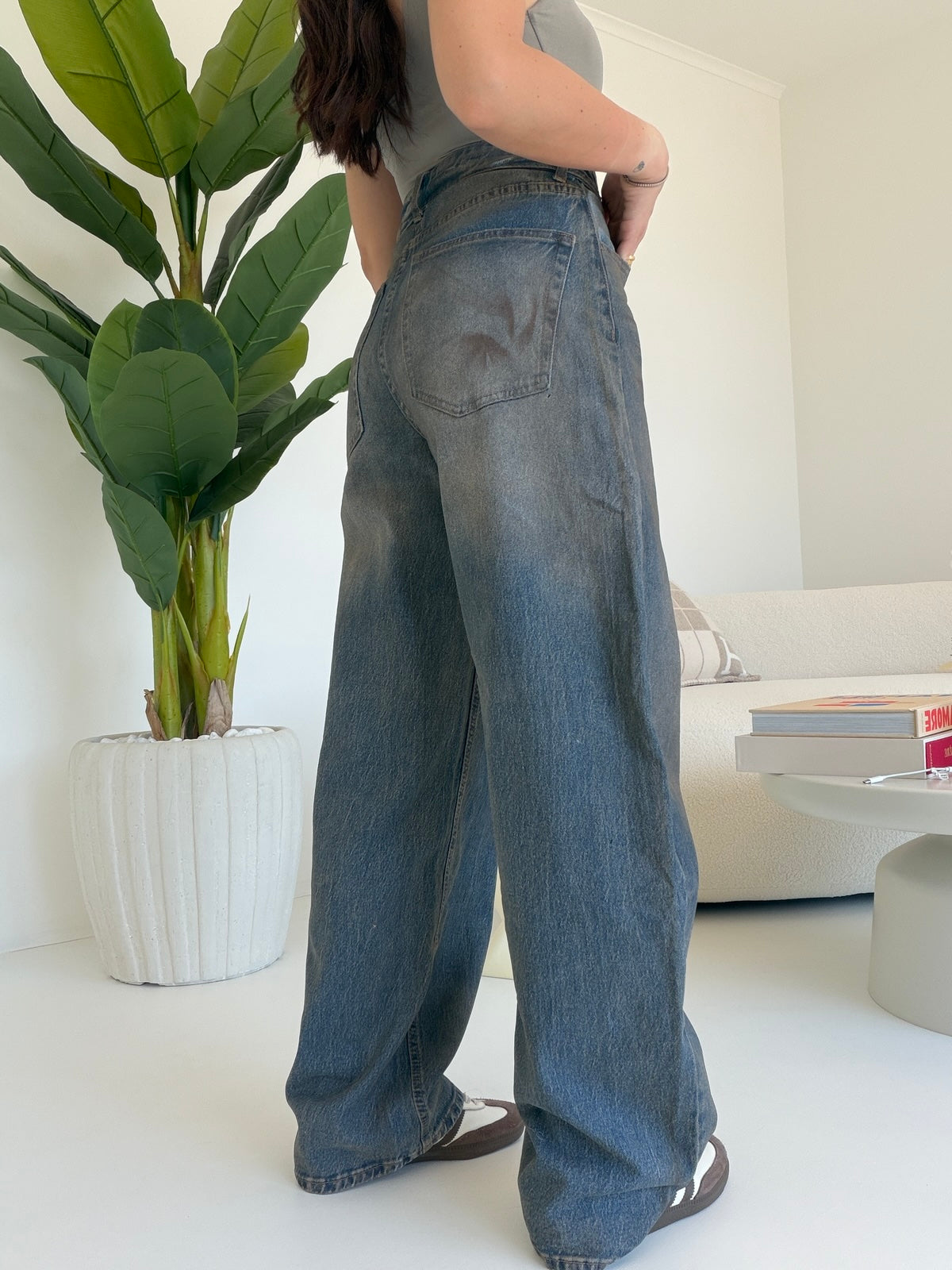 A3987-JEANS RISVOLTO TOWN