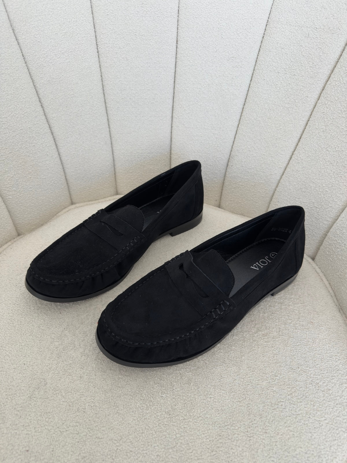 MOLLY-MOCASSINO IN ECO CAMOSCIO NERO