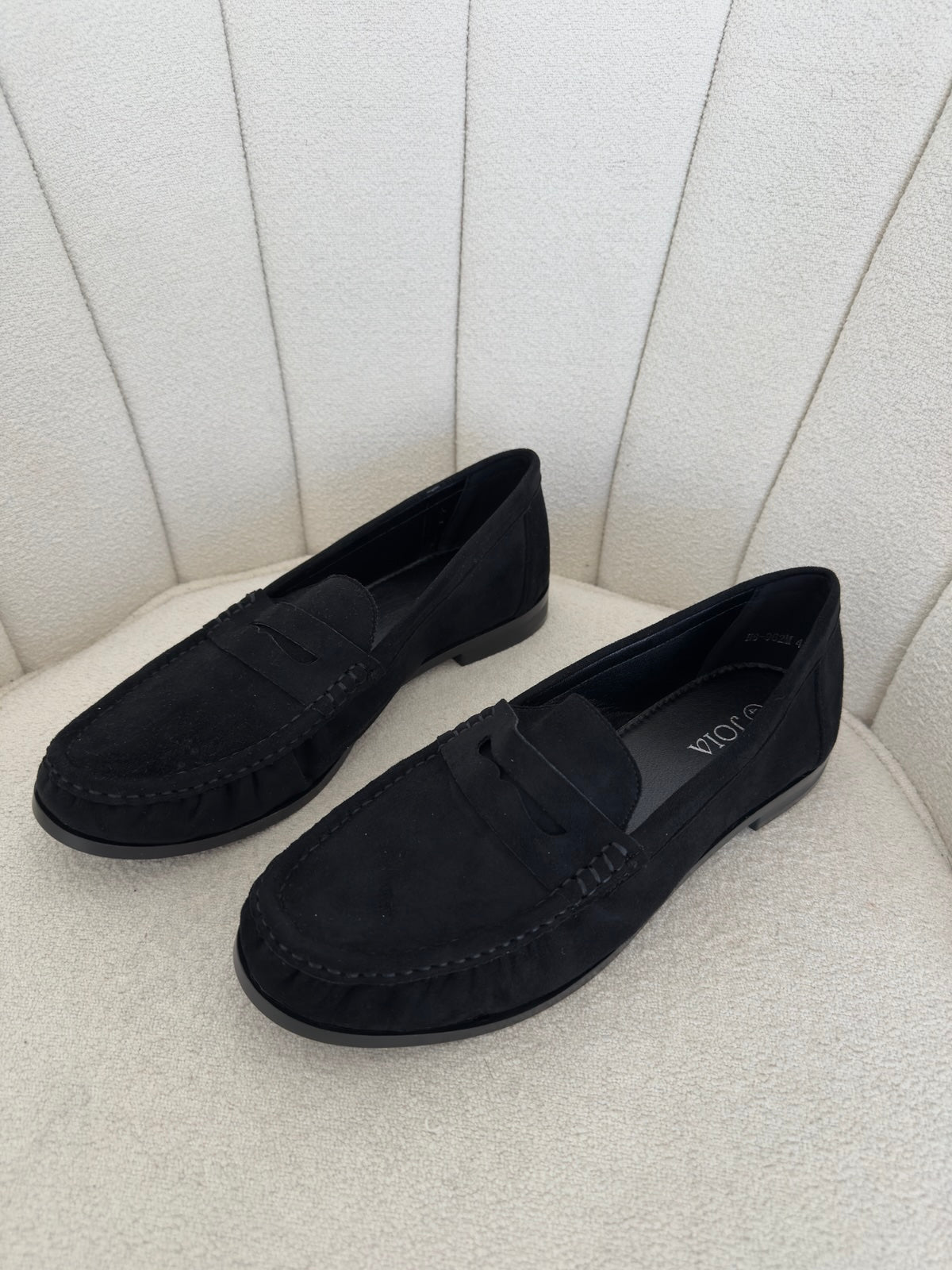 MOLLY-MOCASSINO IN ECO CAMOSCIO NERO