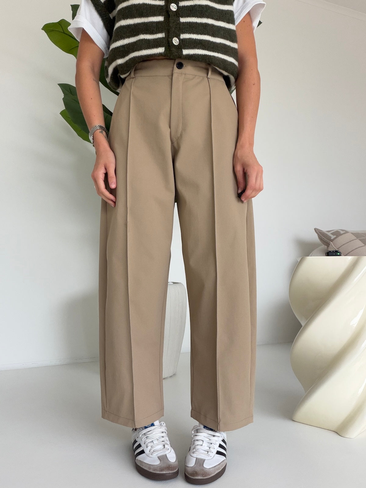 PANTALONE SLOUCHY BISCOTTO