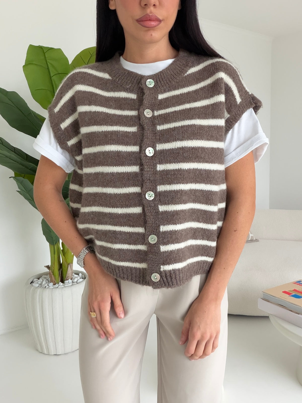 GILET LIVERPOOL TAUPE
