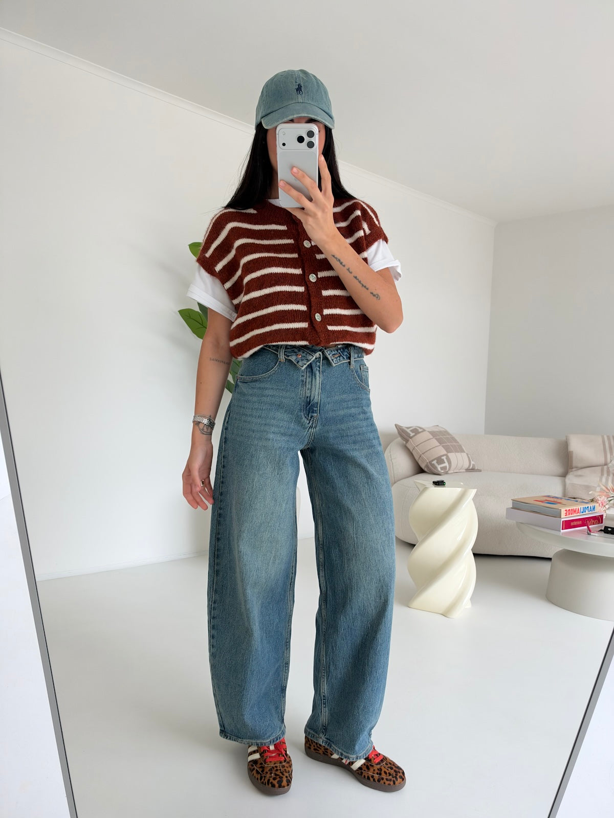 MG-1645-JEANS BARREL RISVOLTO