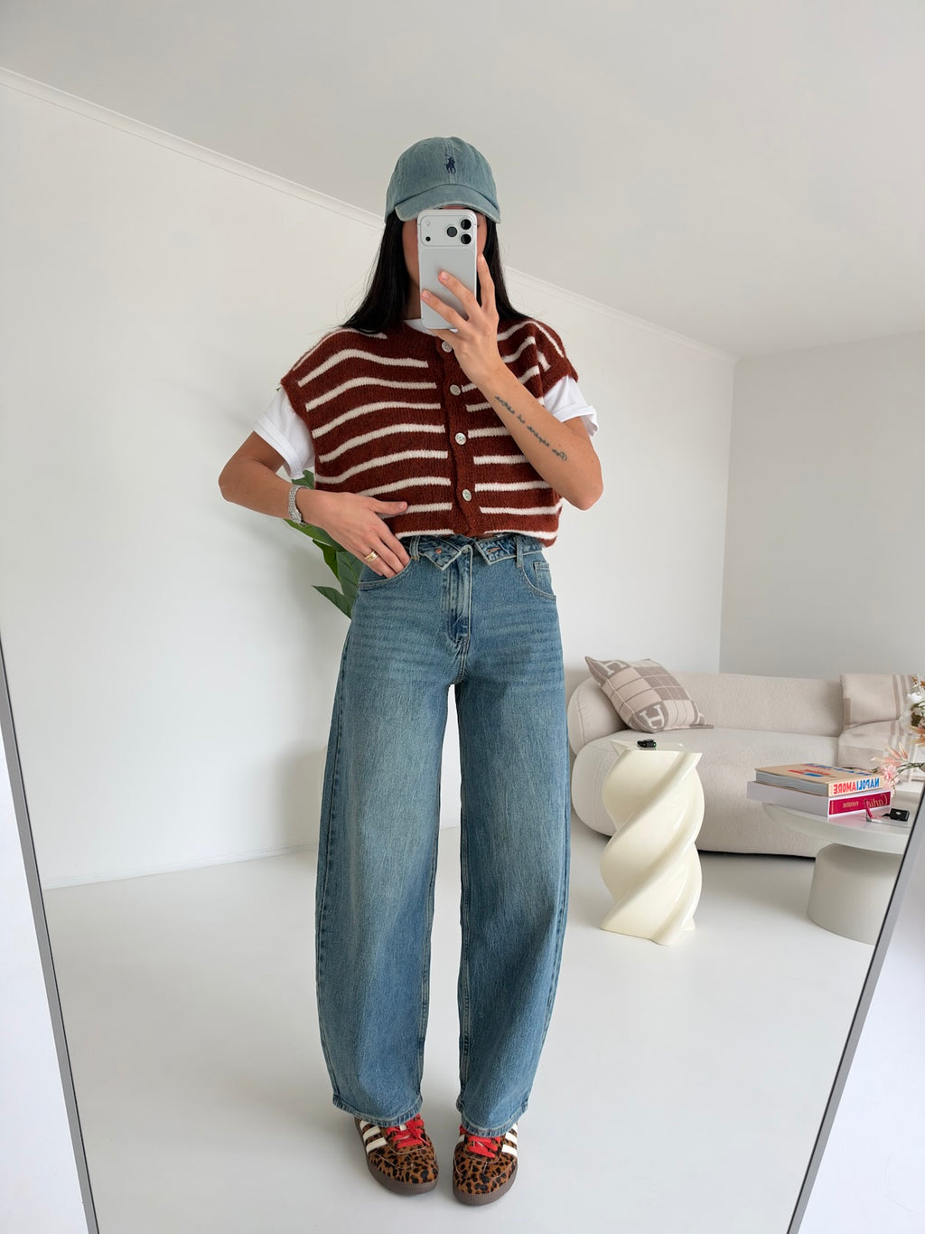 MG-1645-JEANS BARREL RISVOLTO