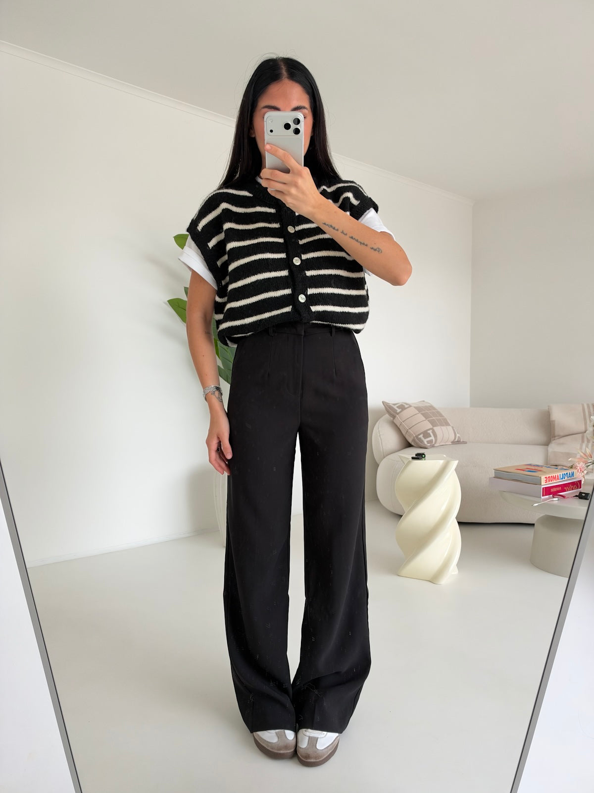 VS19186-1-PANTALONE FULL LENGHT NERO