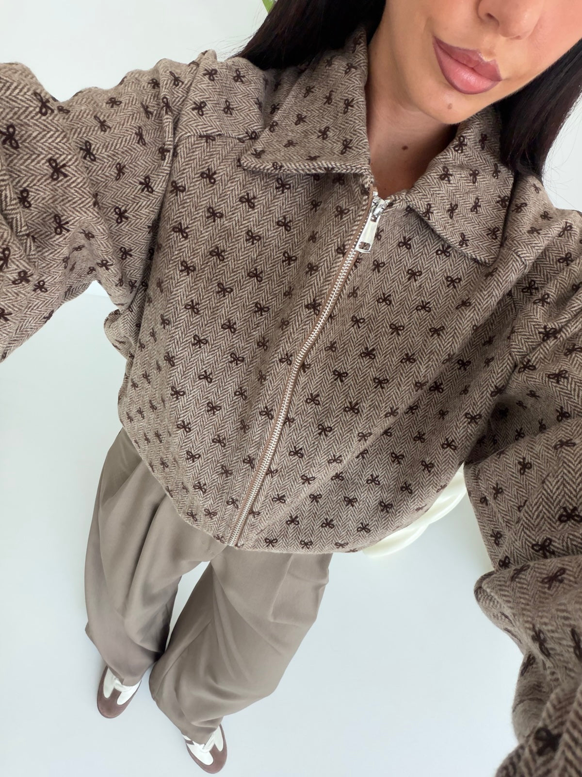 M29019-BOMBER FLAKE TAUPE