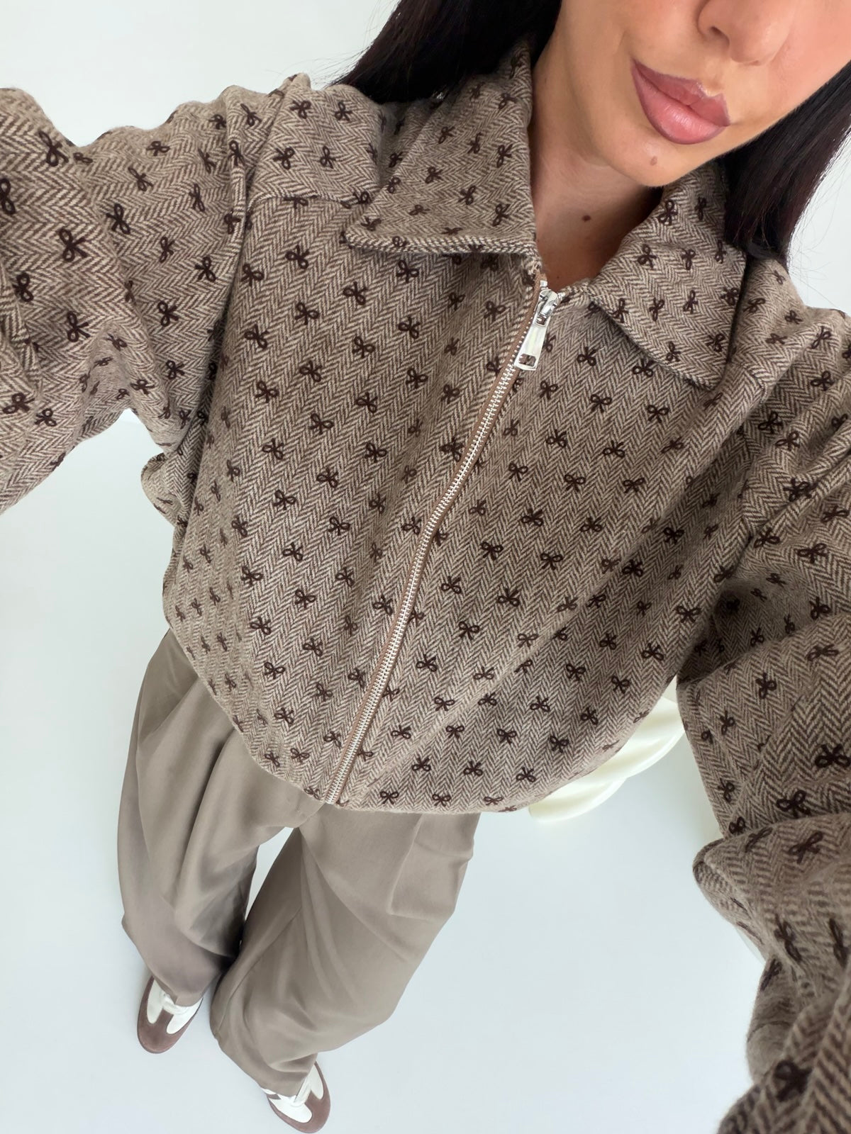 M29019-BOMBER FLAKE TAUPE