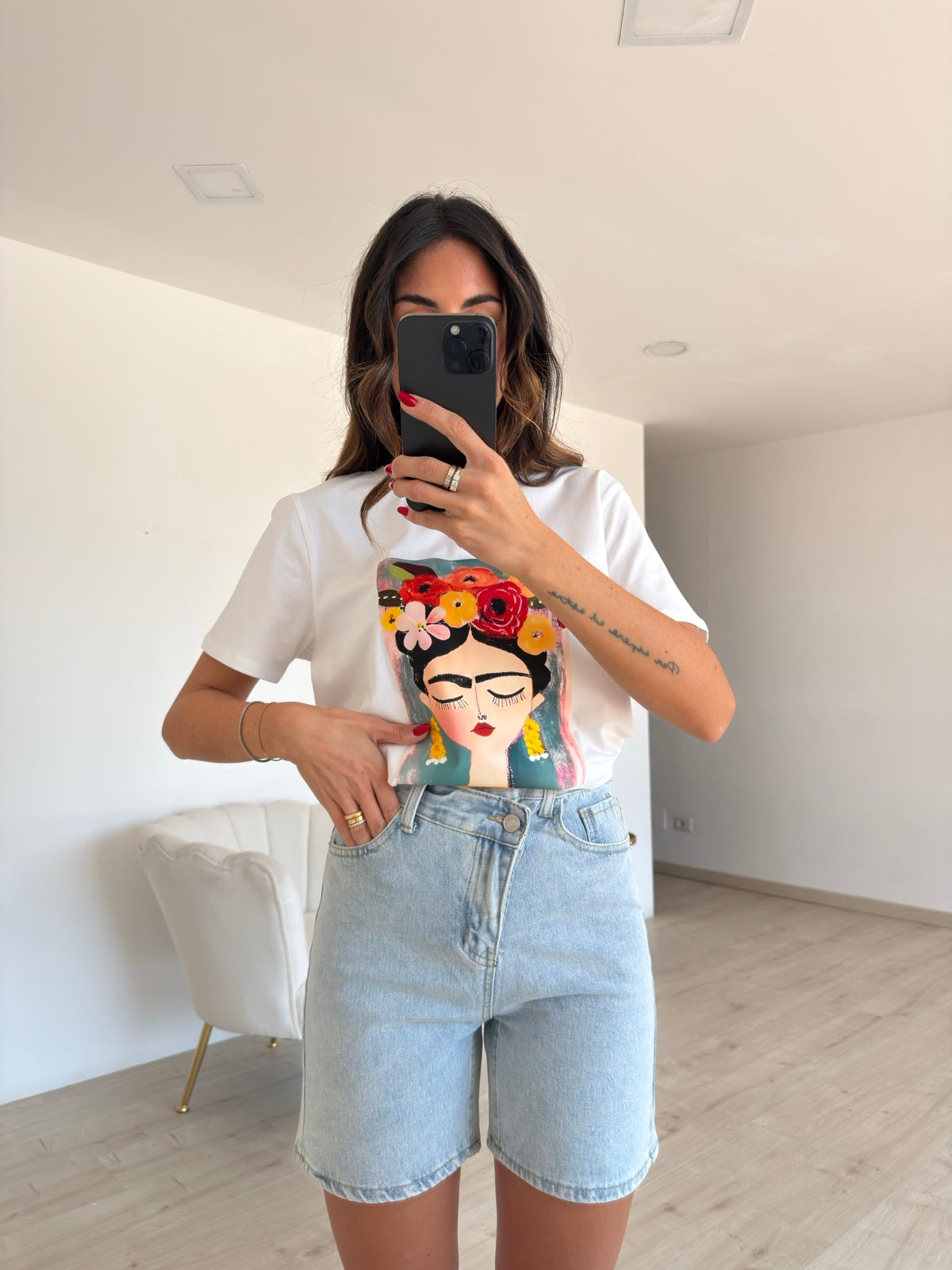 5818-SHORT DENIM BASIC