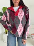 HH69721-PULL ROMBI GREY