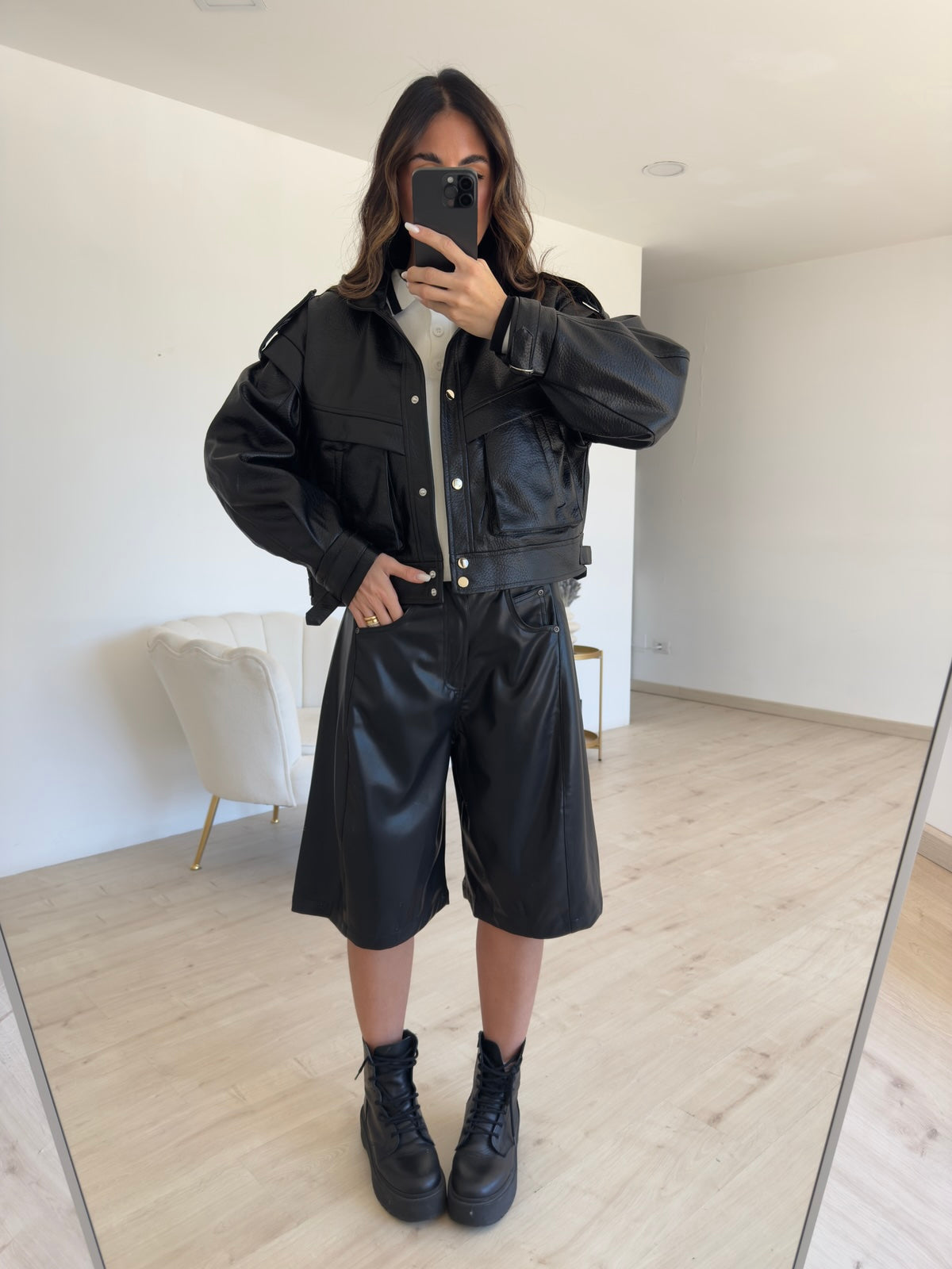 DD76-C-BIKER CHAMONIX NERO