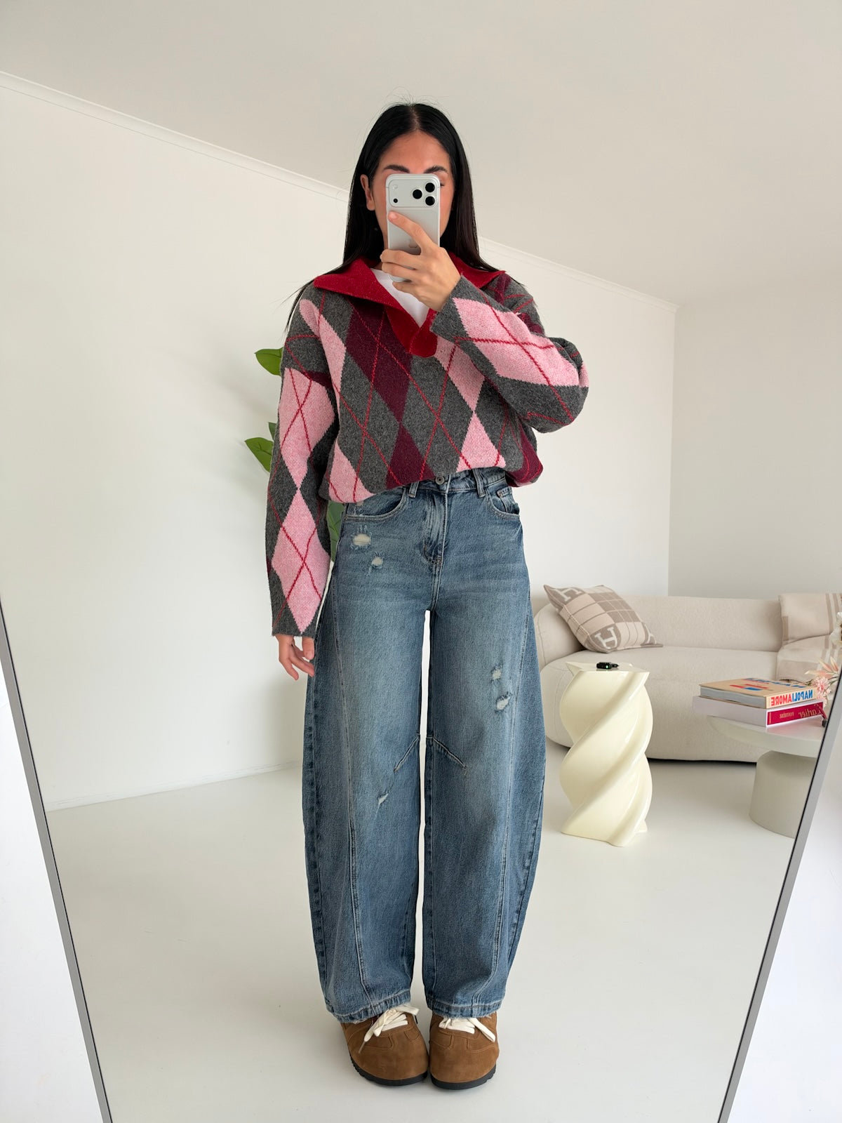 HH69721-PULL ROMBI GREY