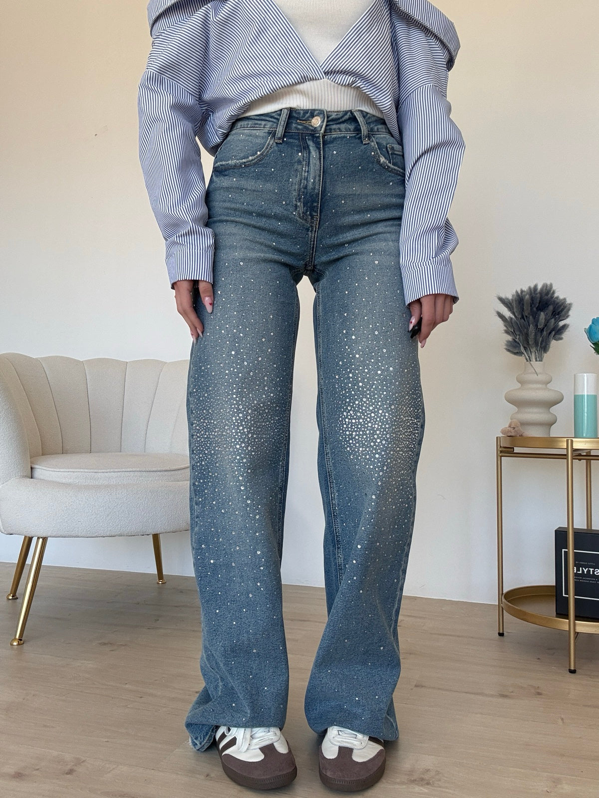 H3530-JEANS PALAZZO JENNIE