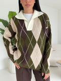 HH69721-PULL ROMBI MILITARE