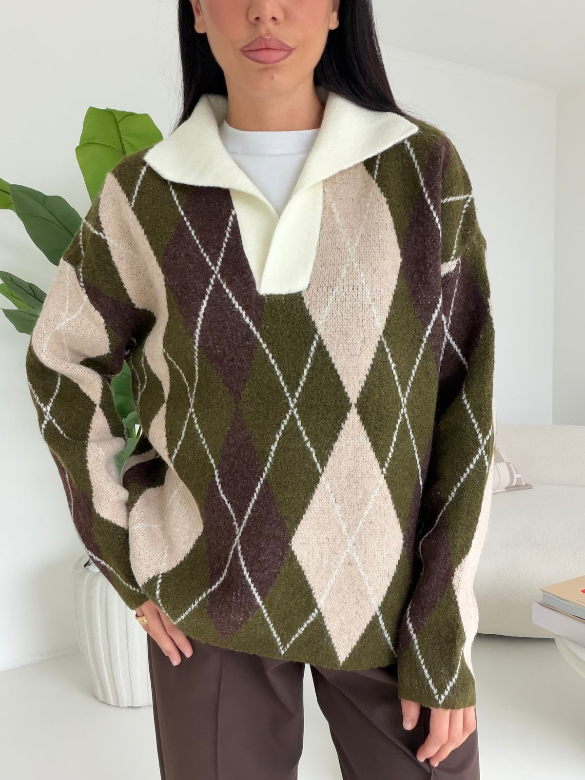 HH69721-PULL ROMBI MILITARE