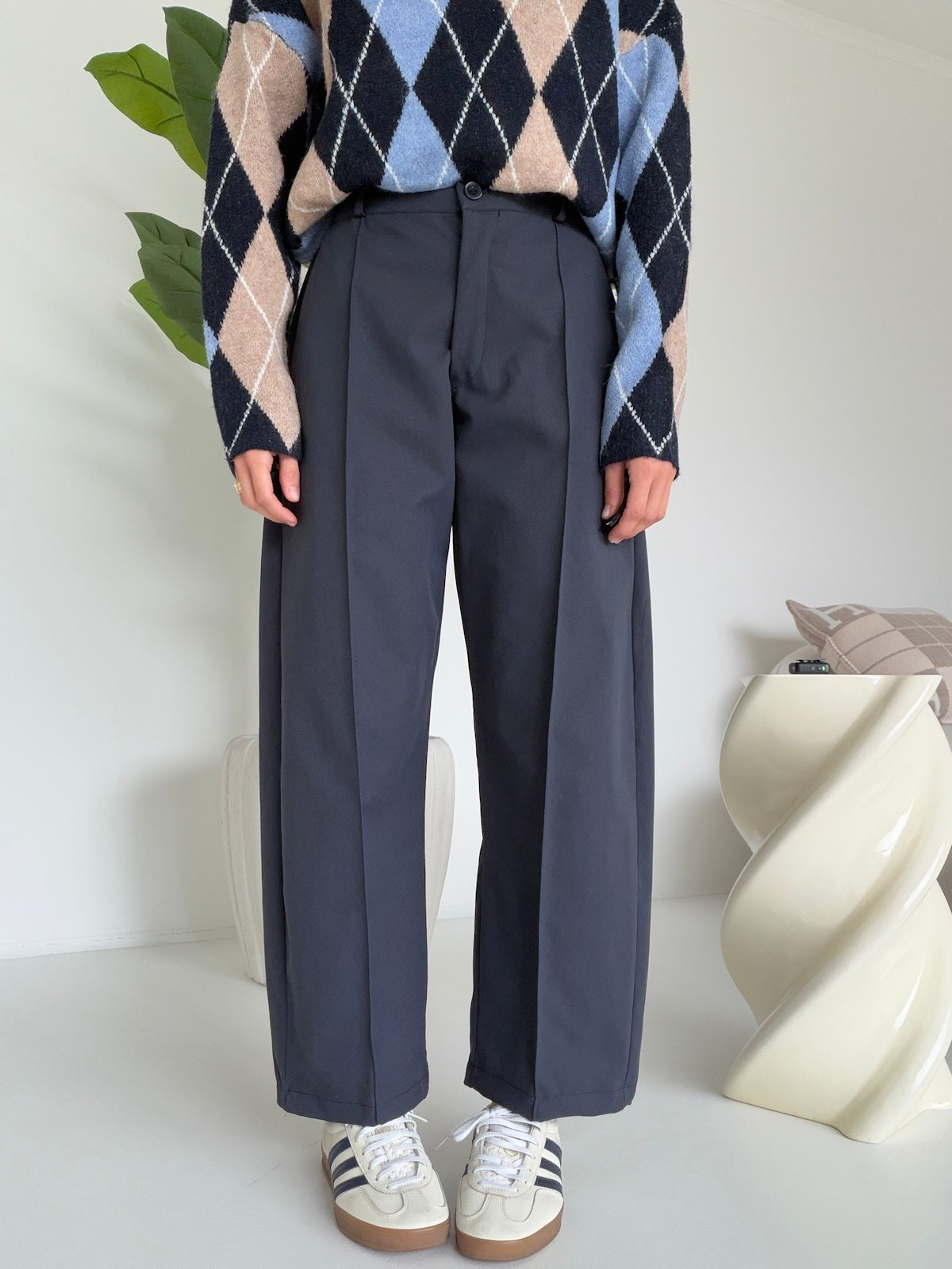 PANTALONE SLOUCHY NAVY