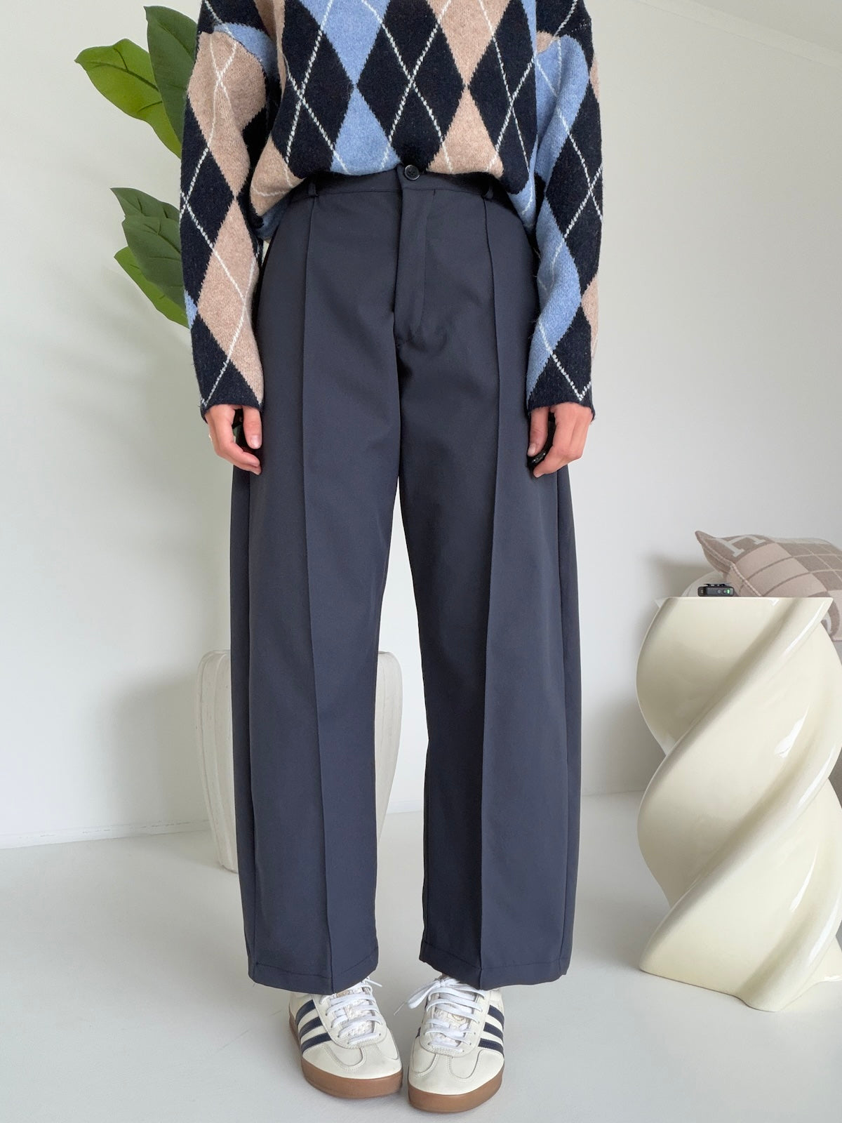 PANTALONE SLOUCHY NAVY