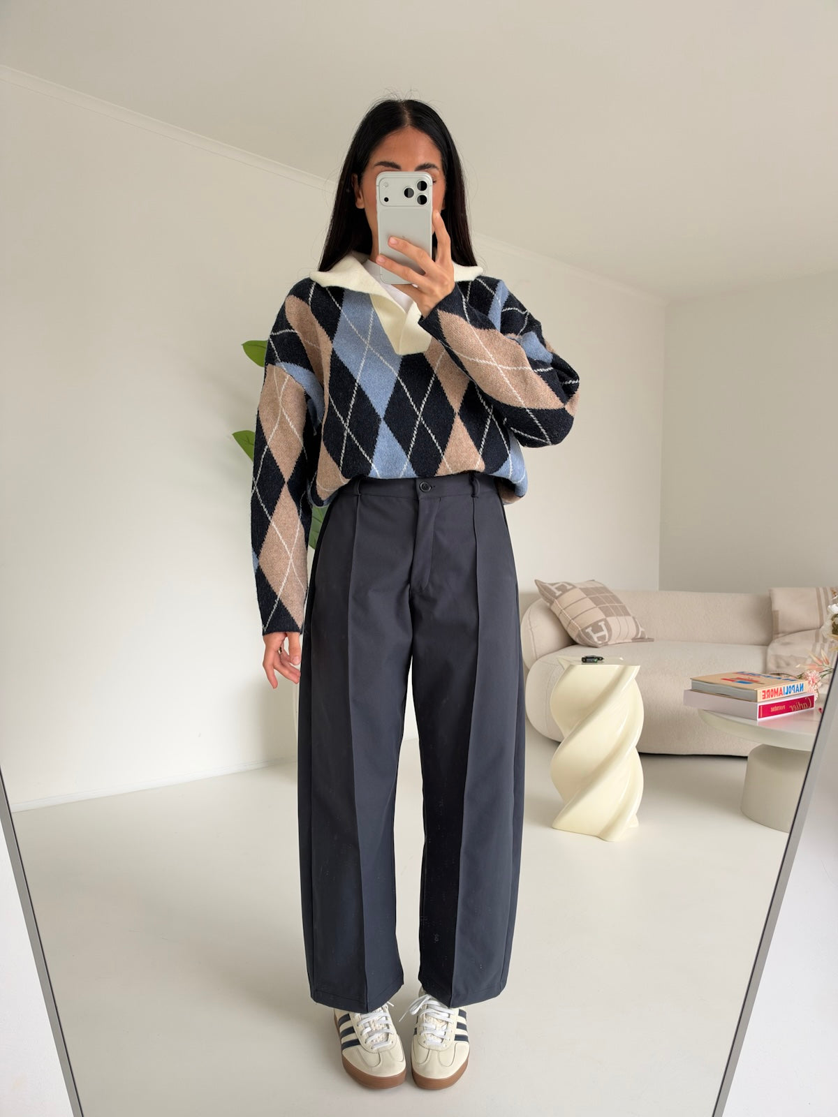 PANTALONE SLOUCHY NAVY