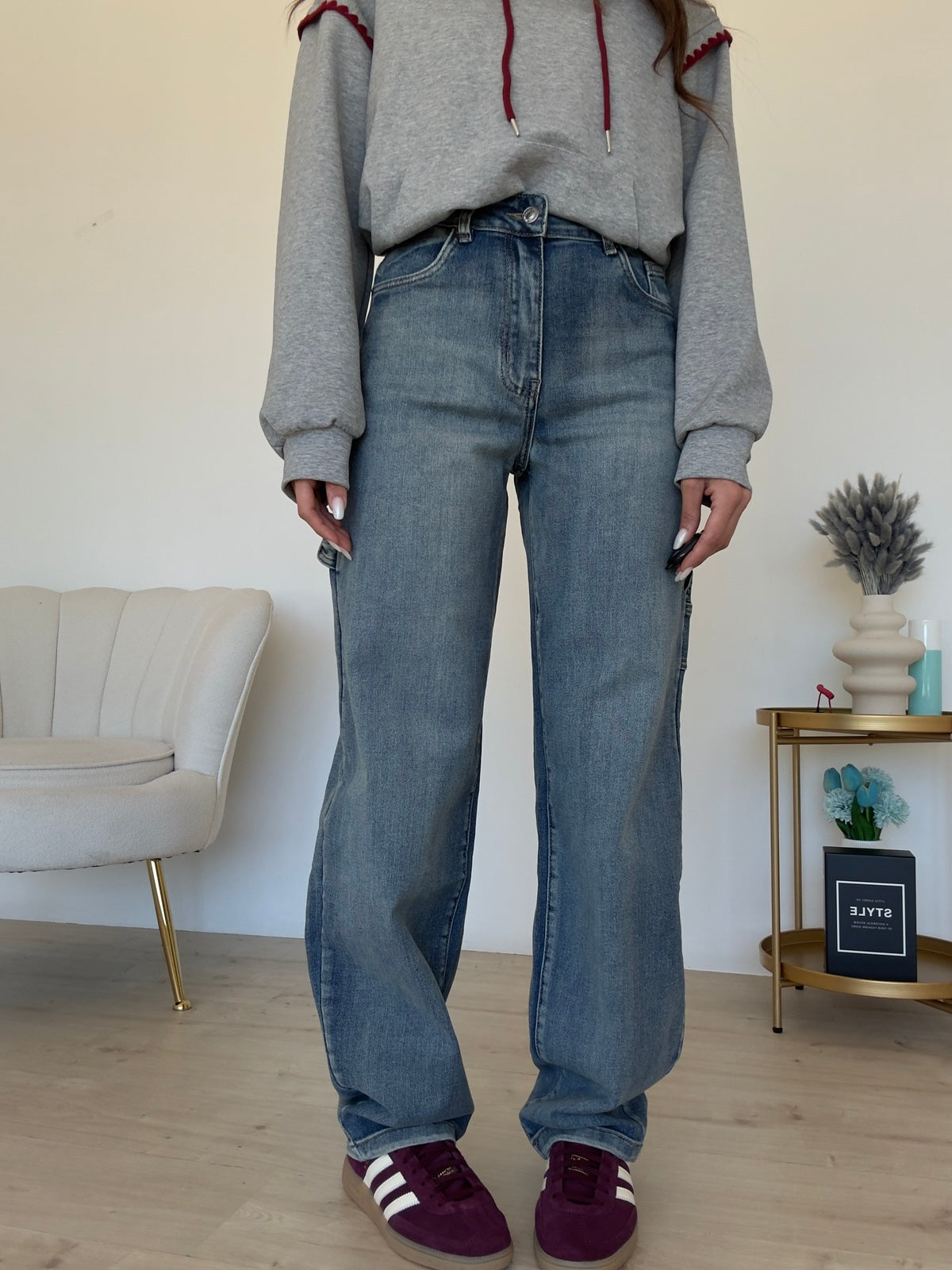8848-JEANS SLOUCHY HUMAN