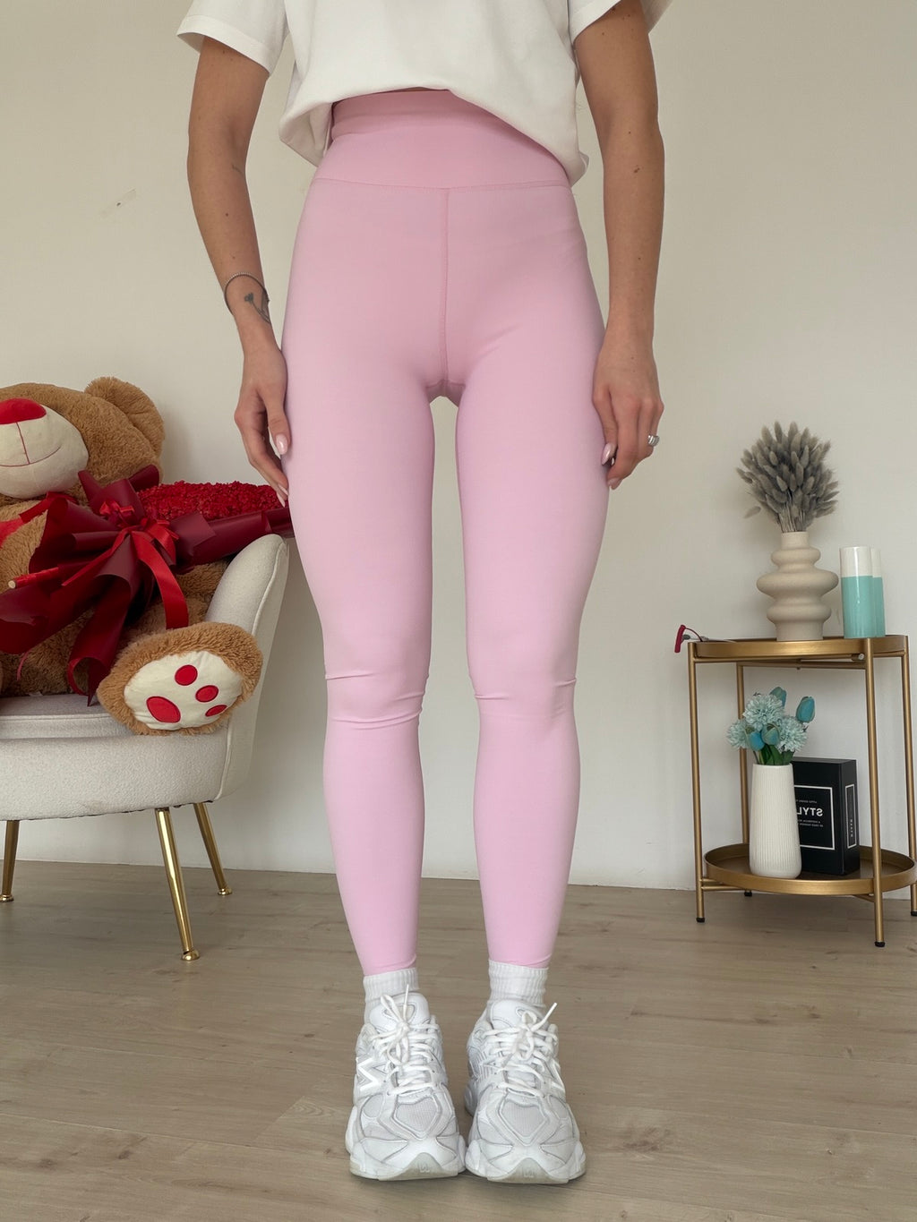 SHR603-9A-LEGGINS MODELLANTE PINK