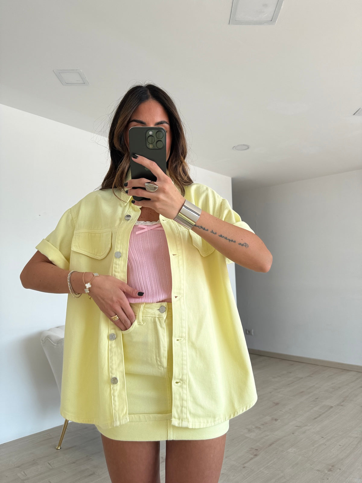 SK508-MINI GONNA CRIME YELLOW