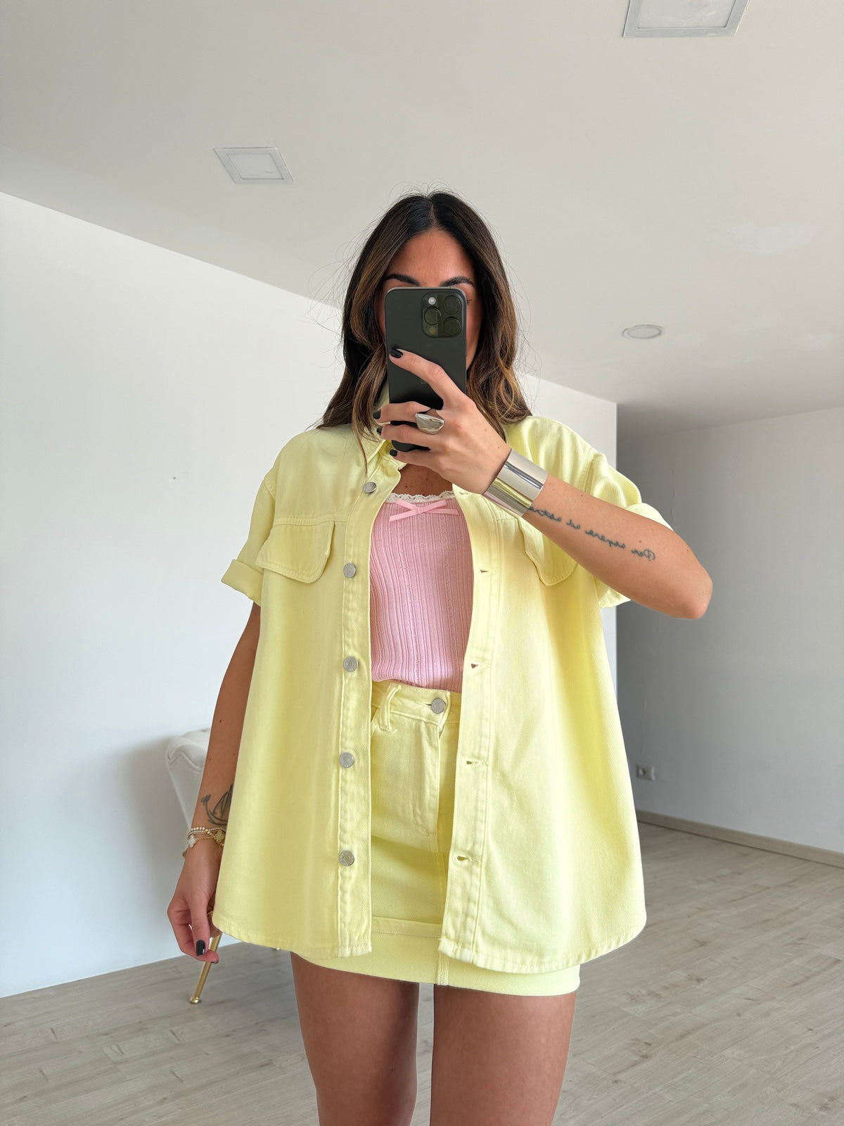SK508-MINI GONNA CRIME YELLOW