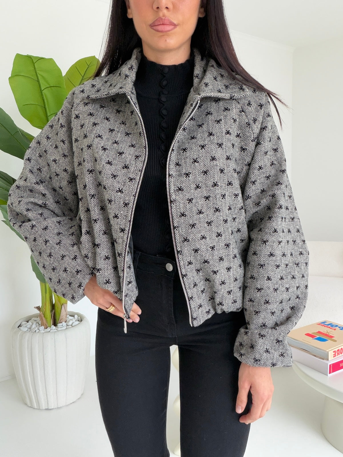 M29019-BOMBER FLAKE GREY