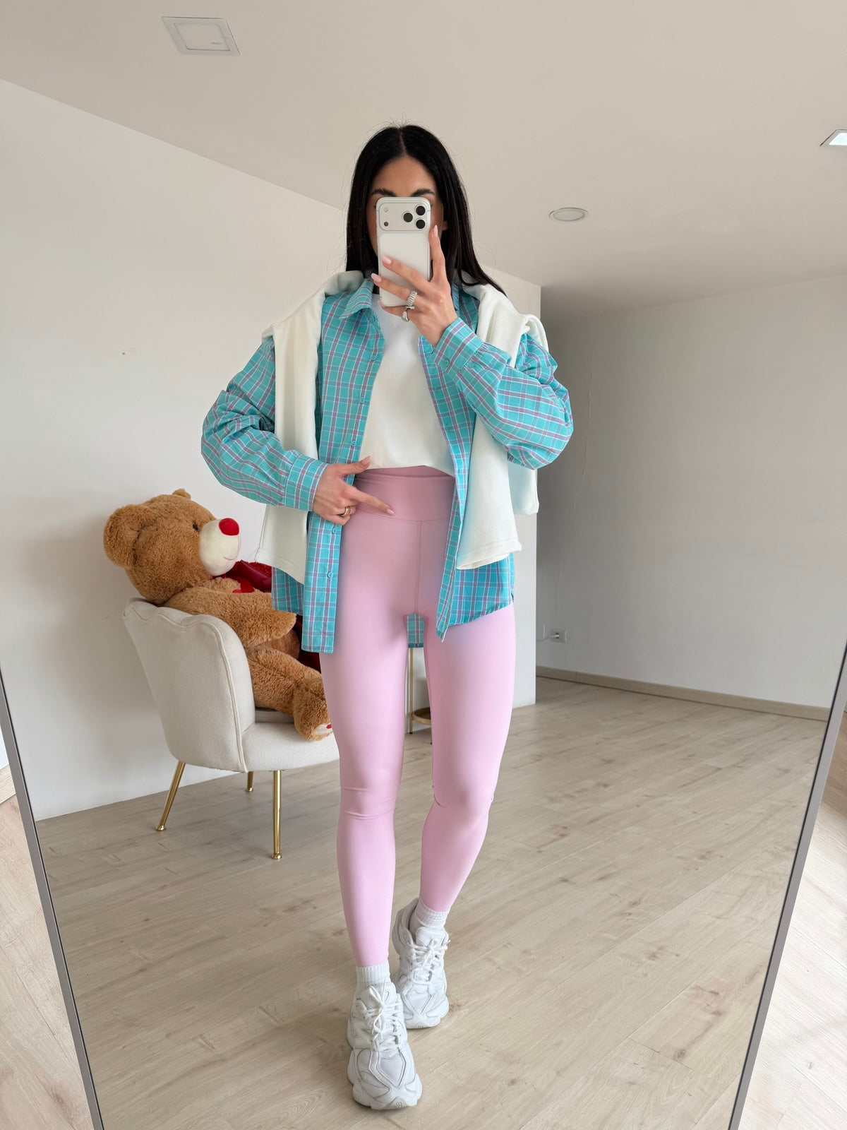 SHR603-9A-LEGGINS MODELLANTE PINK
