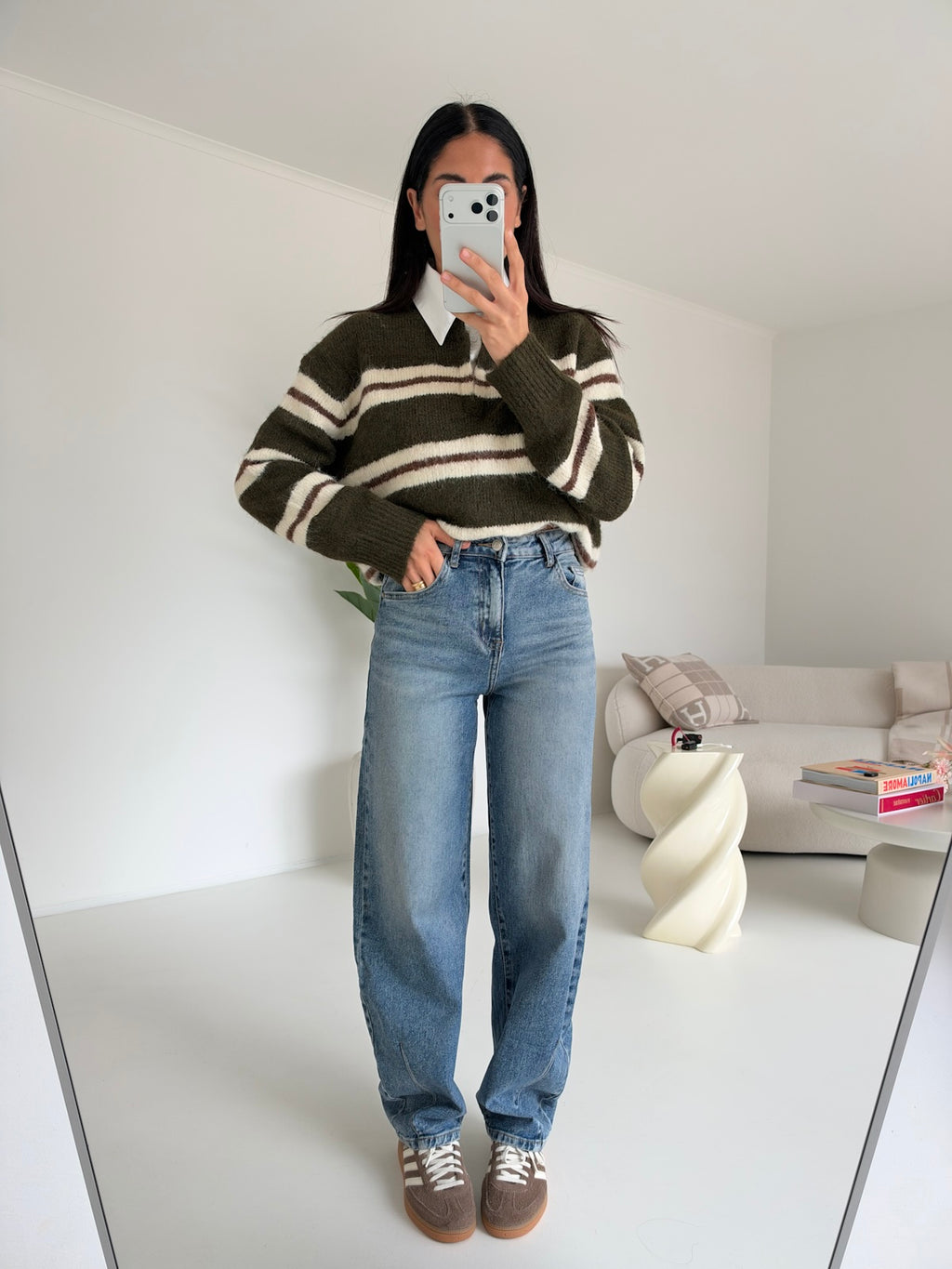 T8112-JEANS BARREL NIVES