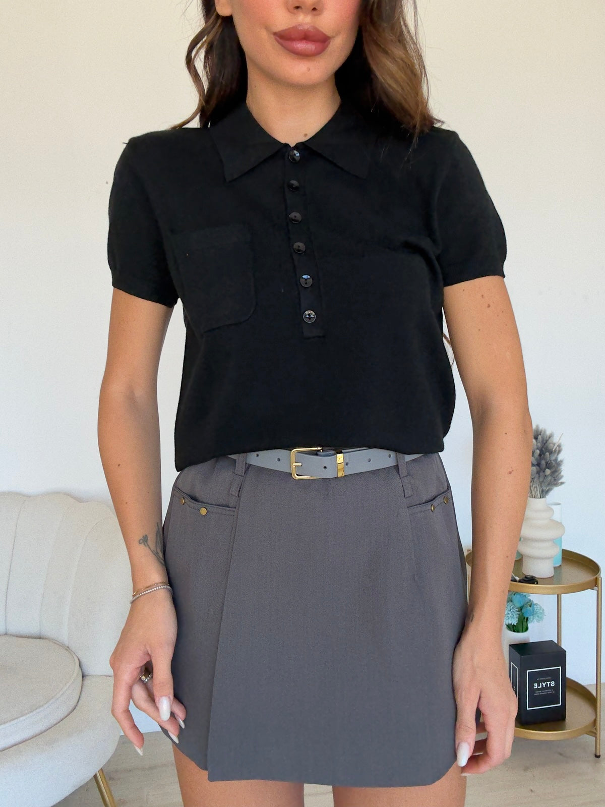 AG64371-POLO YALE NERA