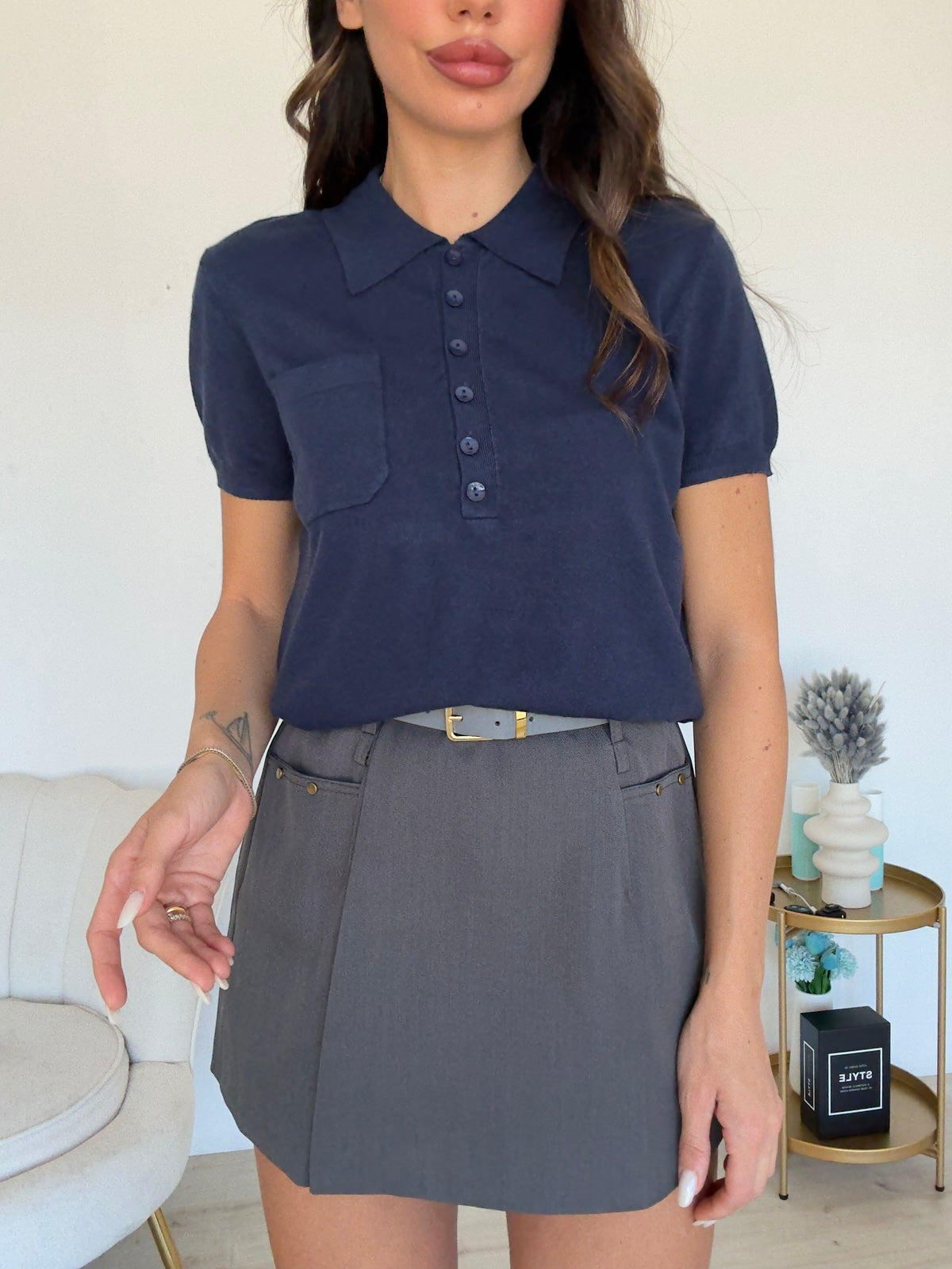 AG64371-POLO YALE NAVY