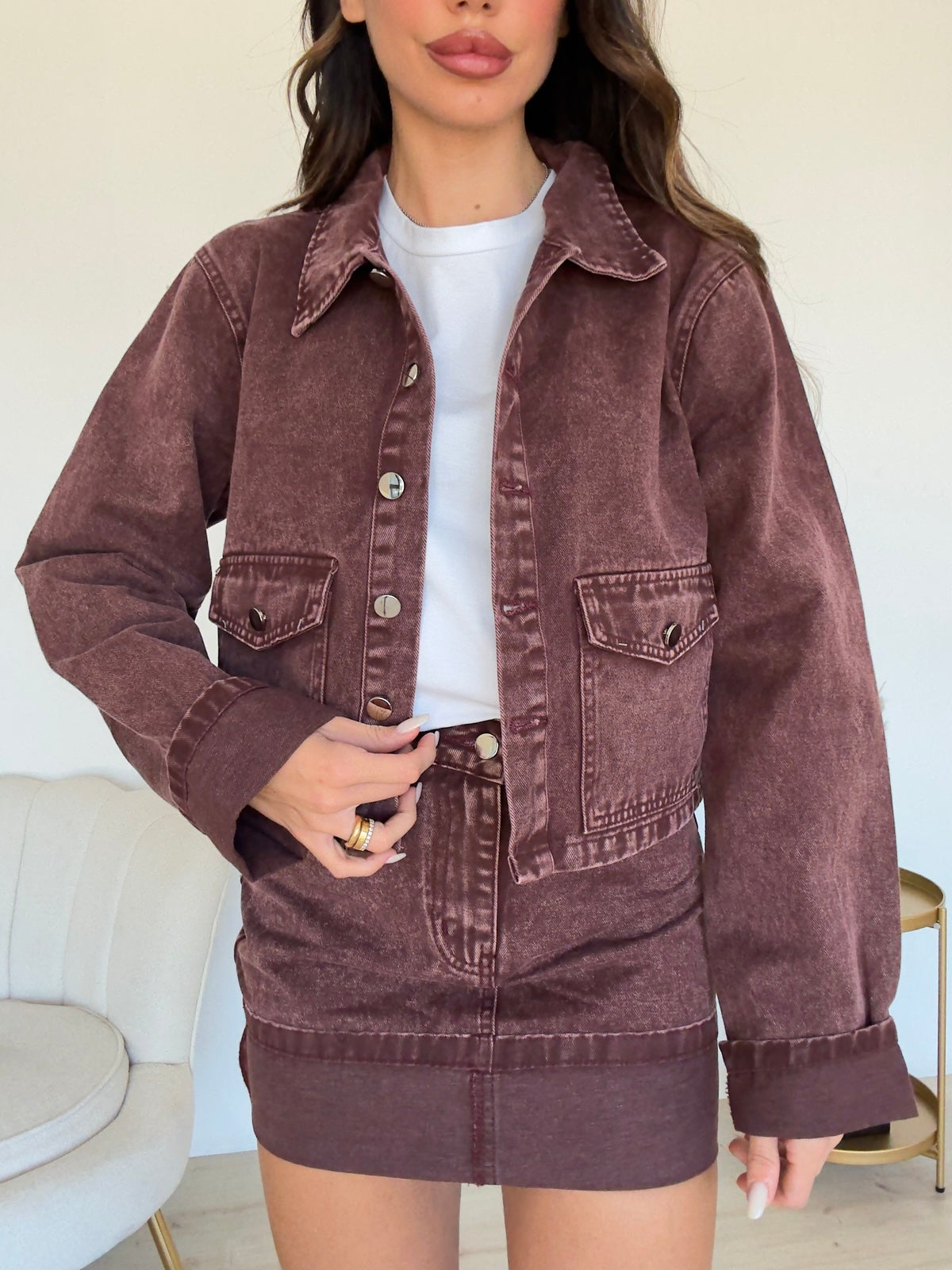 MF045-2-COORDINATO DENIM SLAVE BORDEAUX