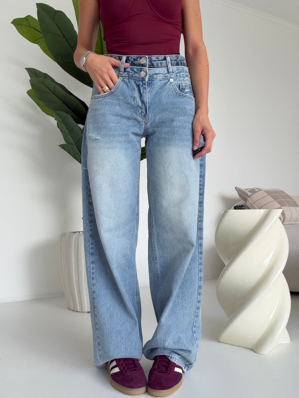 A5116-JEANS DOPPIO BUSTINO