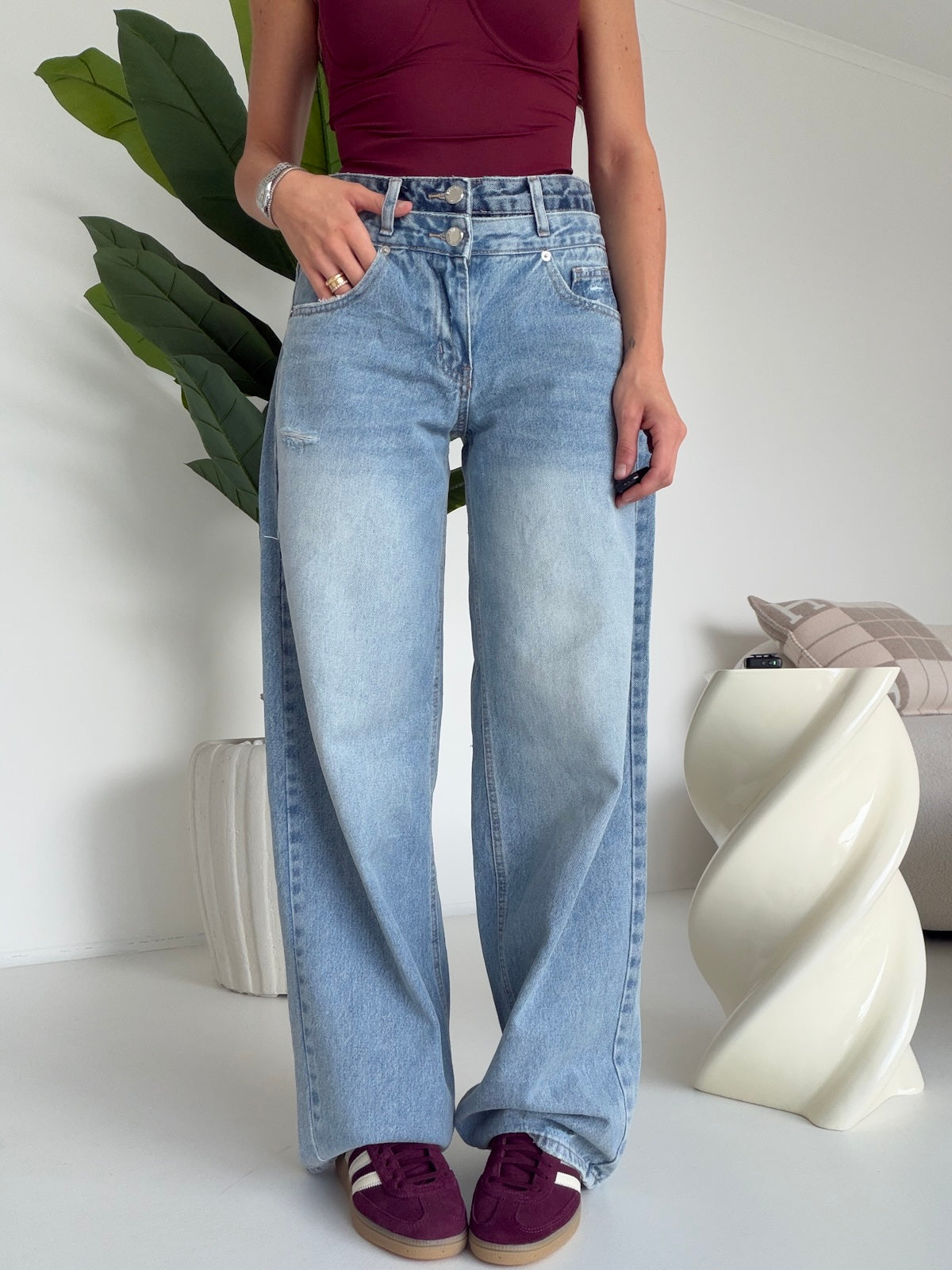A5116-JEANS DOPPIO BUSTINO
