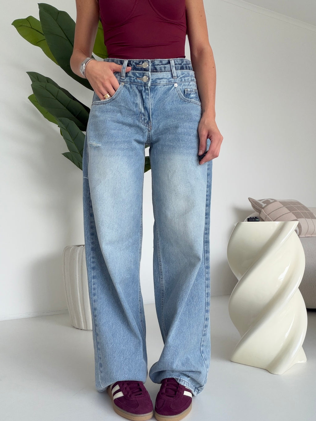 A5116-JEANS DOPPIO BUSTINO