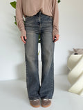 N2788-JEANS  GAMBA DRITTA IVORY
