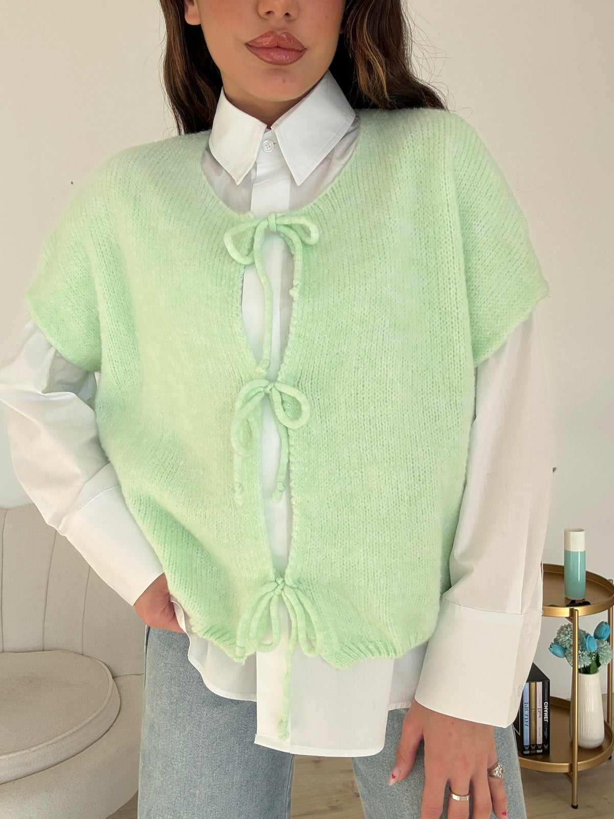 GILET OPERA MINT
